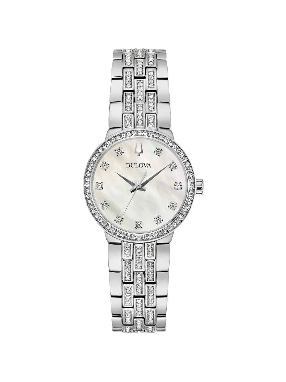Bulova round-frame 27mm watch - Bianco