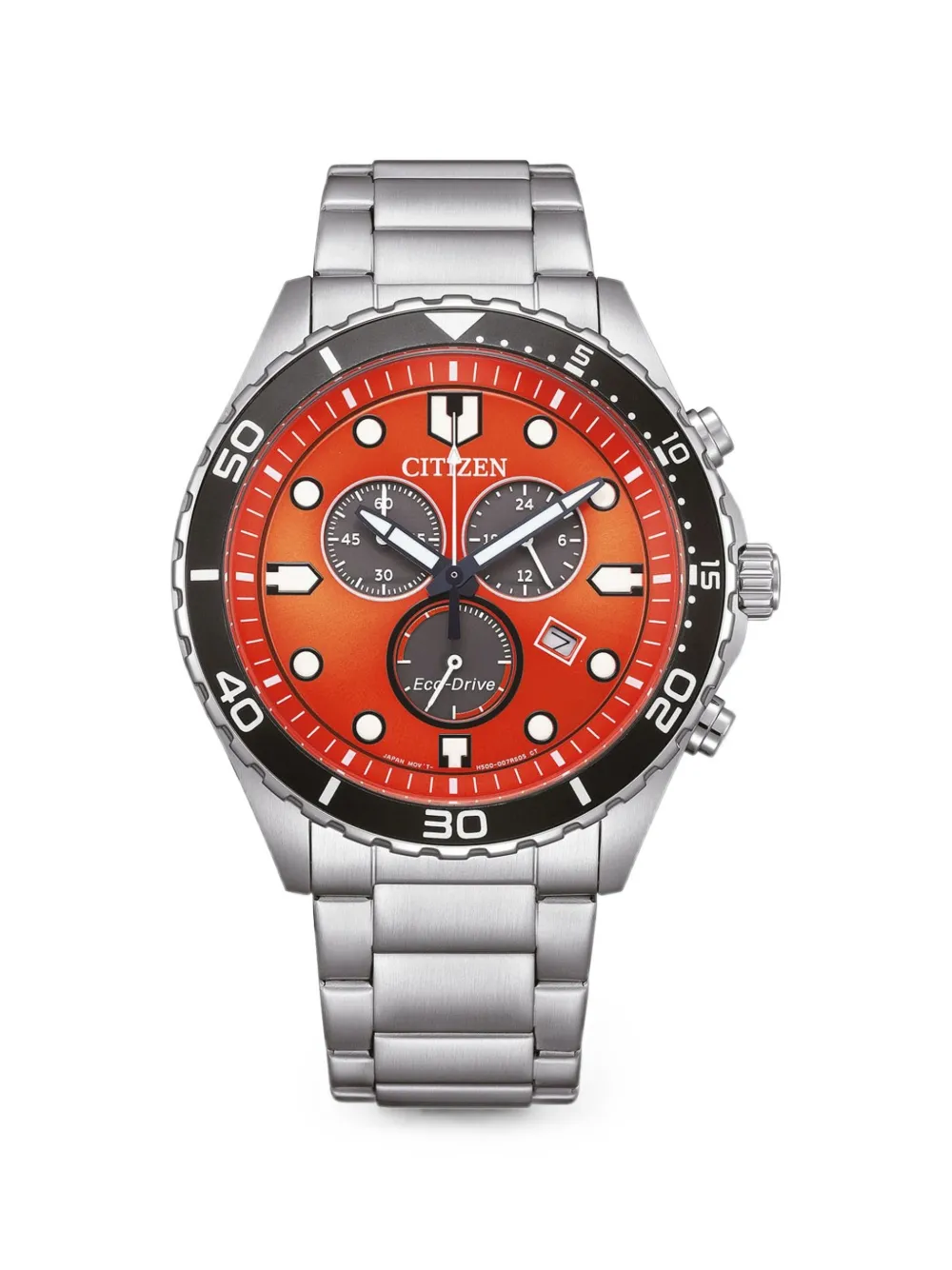 Citizens of Humanity Eco-Drive chronograph watch - Arancione