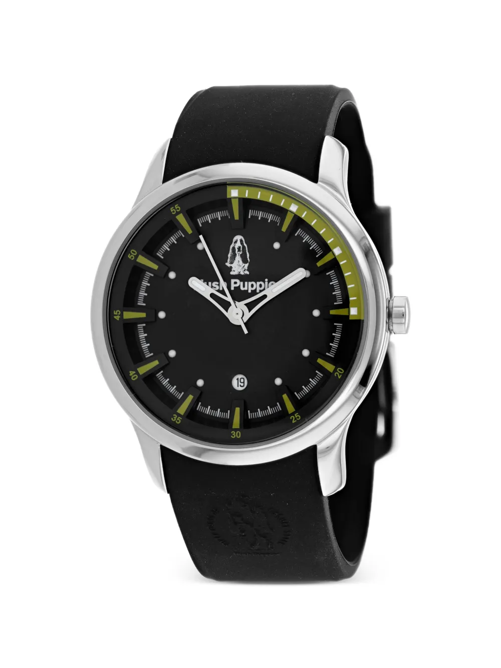 Hush Puppies logo-detail 46mm watch - Nero