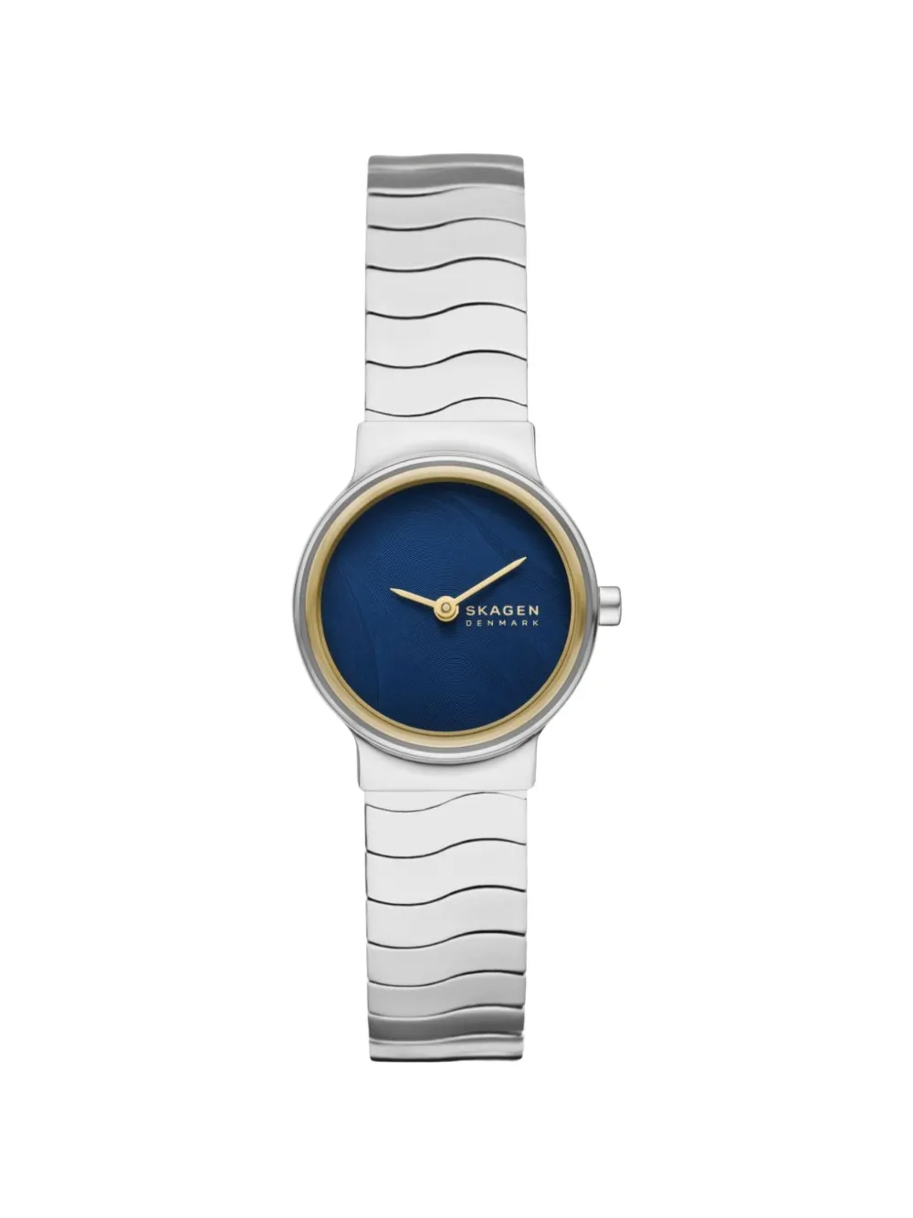 Skagen Freja Lille wavy-strap 26mm watch - Blu