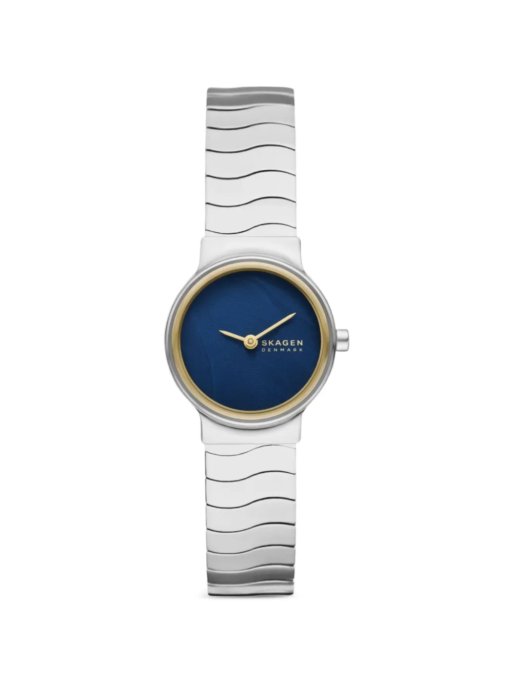Skagen Freja Lille wavy-strap 26mm watch - Blu