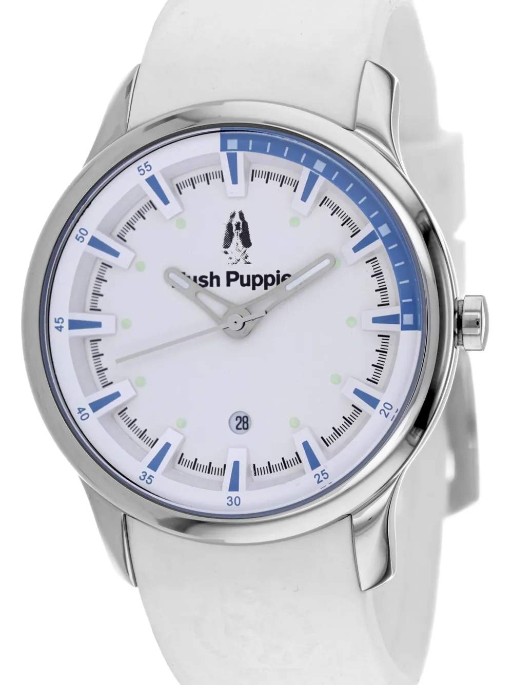  Hush Puppies Logo-motif 46mm Watch - Blanc 