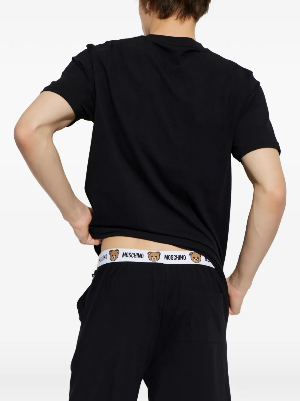Moschino Tweedelige pyjamaset Zwart
