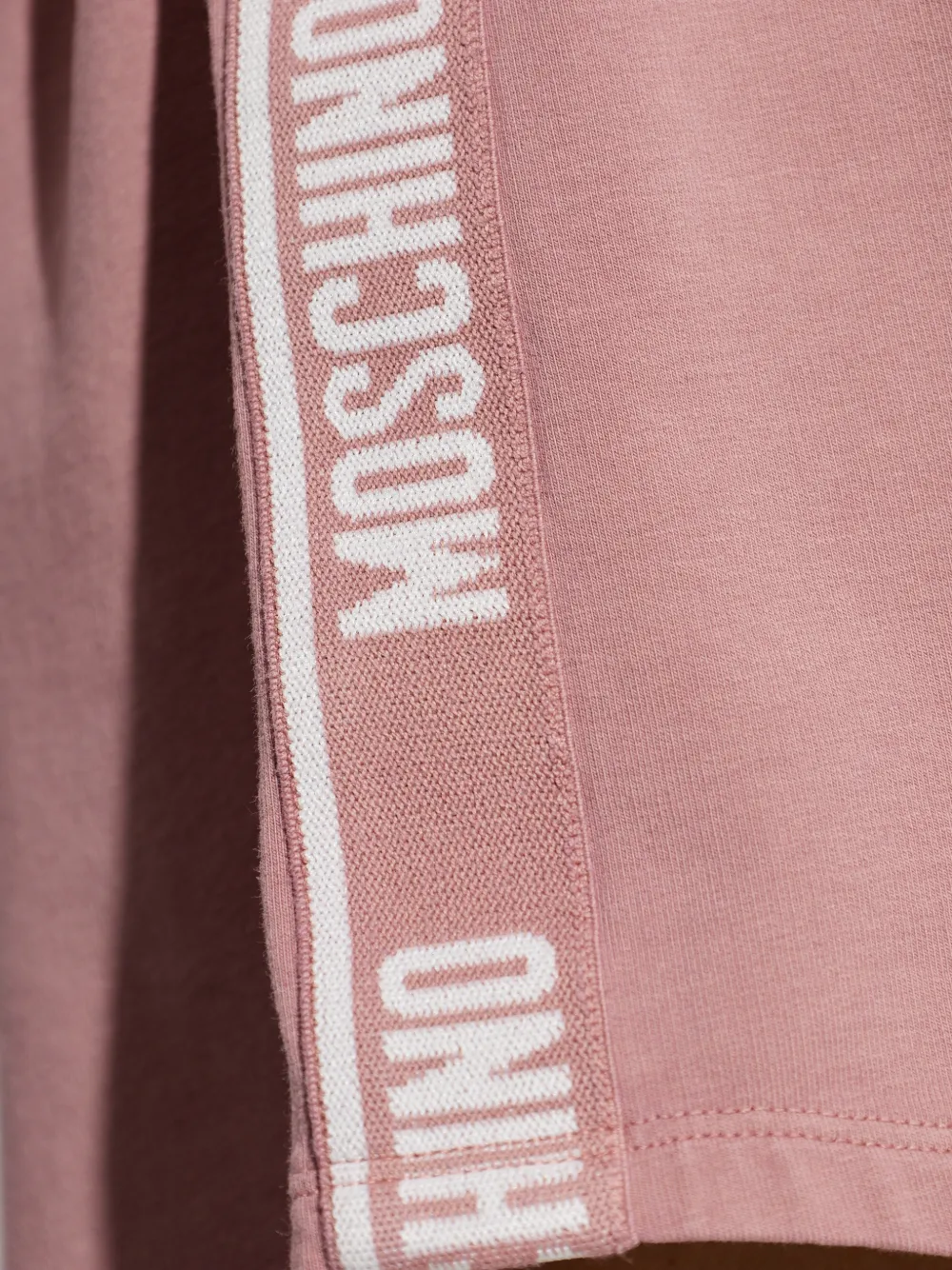 Moschino Shorts met logoband Roze