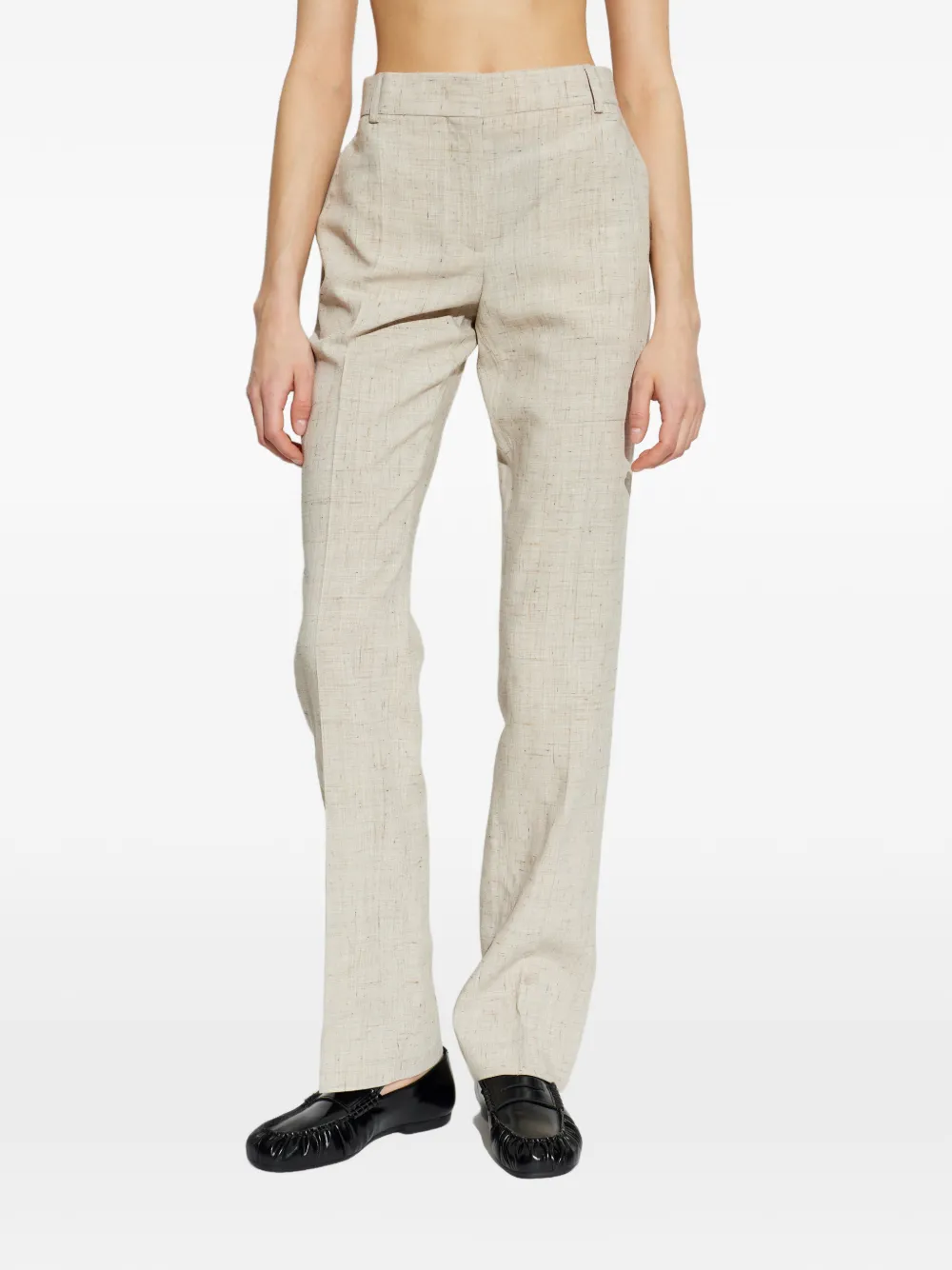 Moschino Cropped broek Beige