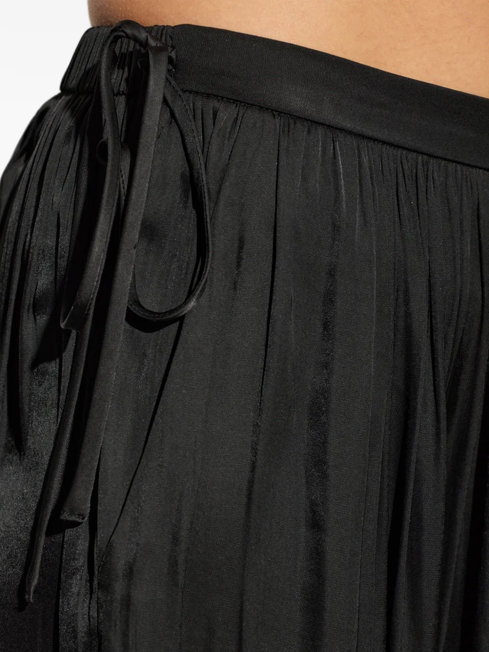 AllSaints Eshe broek met trekkoordtaille Zwart