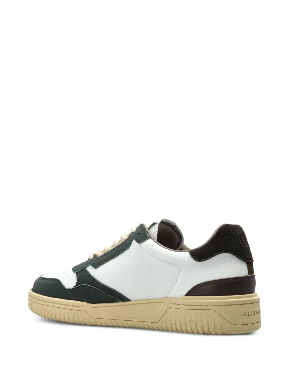 AllSaints Regan leren sneakers Wit