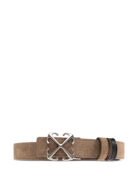 Off-White Arrows buckle suede belt