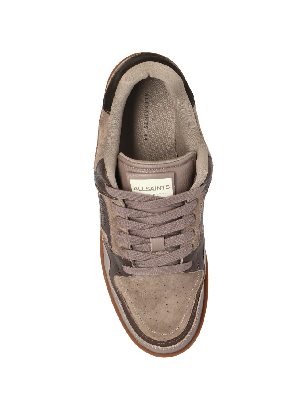 AllSaints Regan Plus panelled sneakers Beige