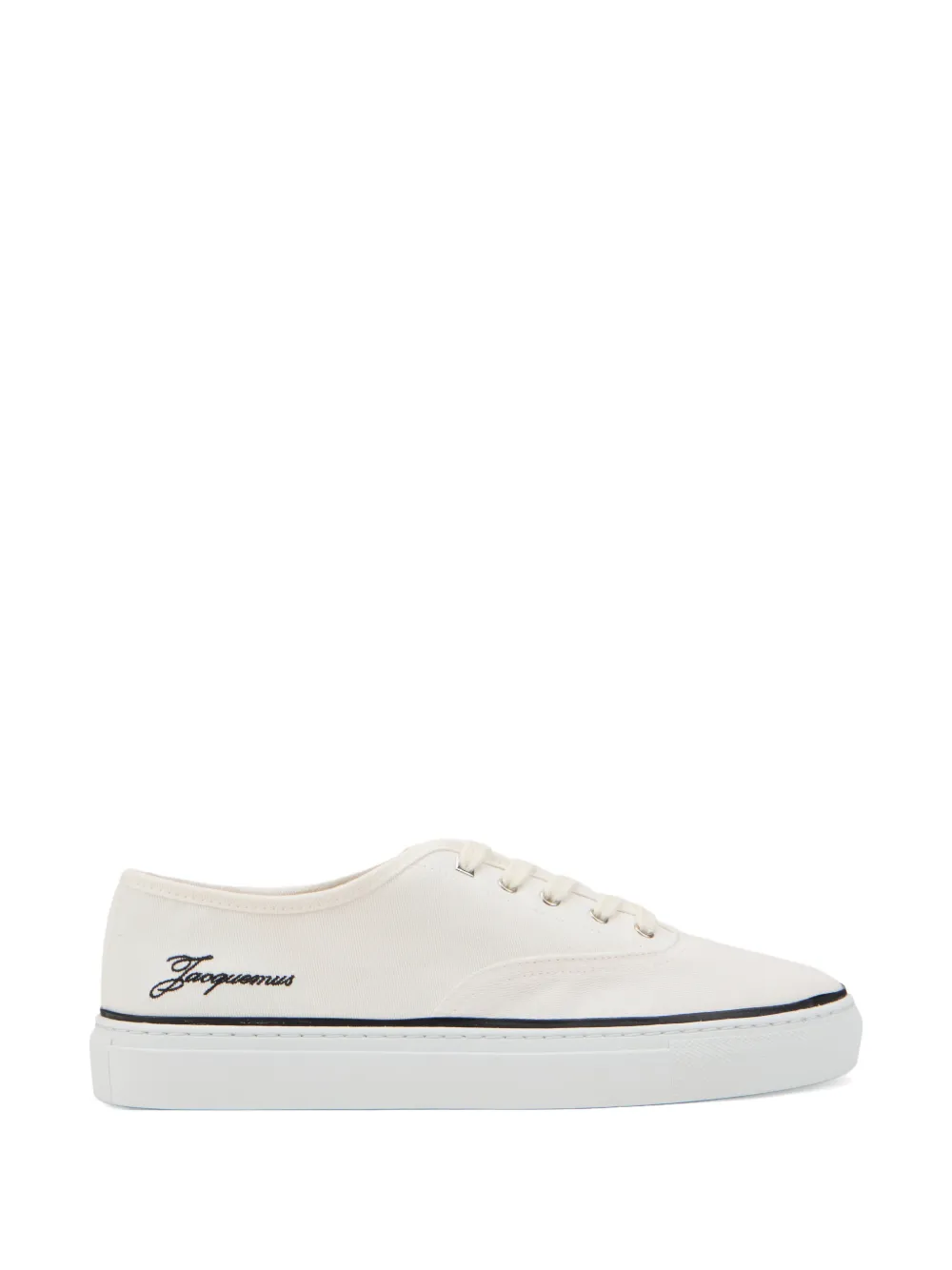 Jacquemus embroidered-logo sneakers - Toni neutri