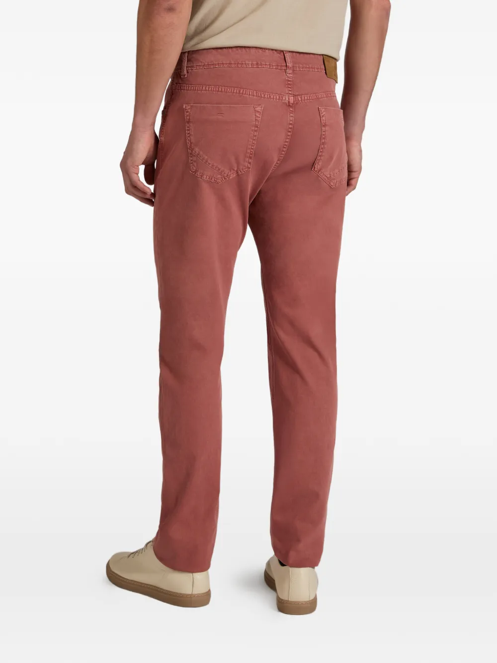 slowear Broek met vijf zakken Rood