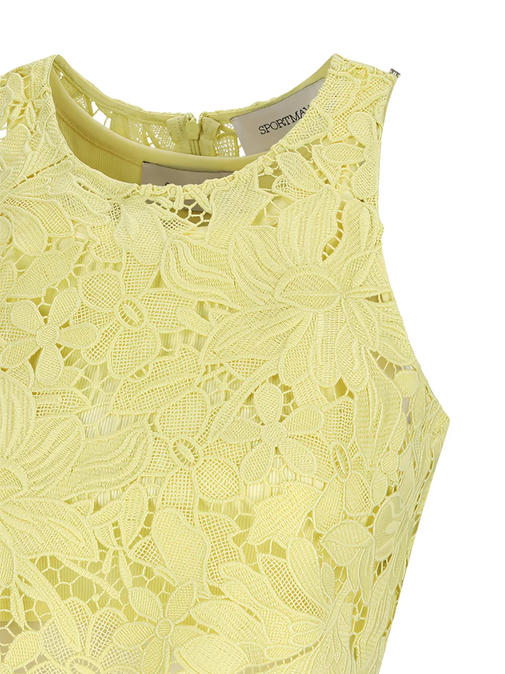 Sportmax Macramé top Geel