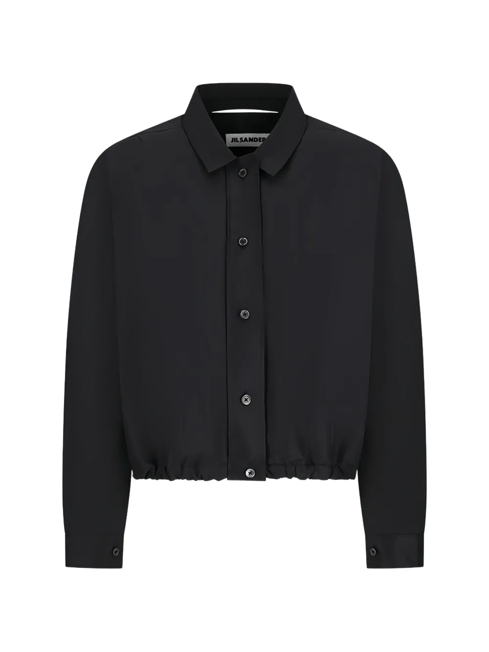 Jil Sander elasticated-hem jacket - Nero