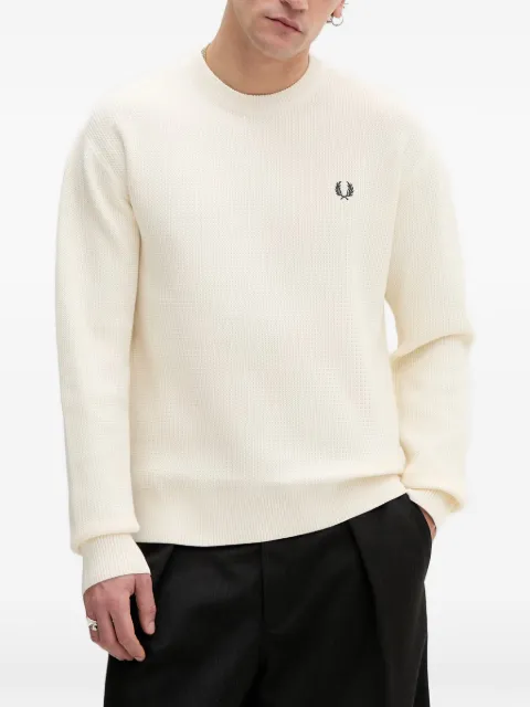 Fred Perry logo-embroidered sweater