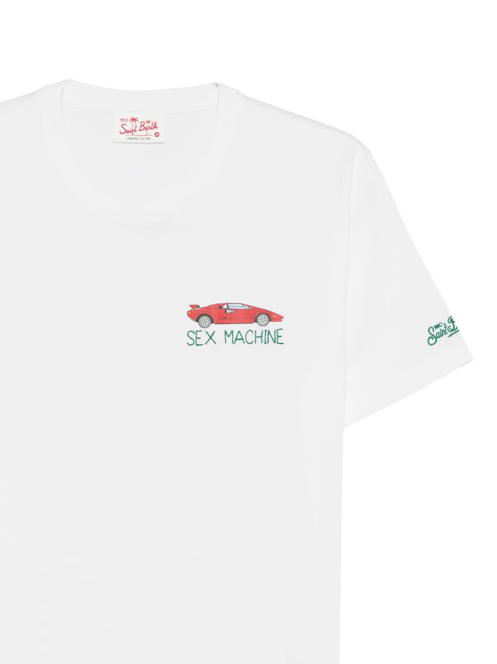 MC2 Saint Barth T-shirt met grafische print Wit
