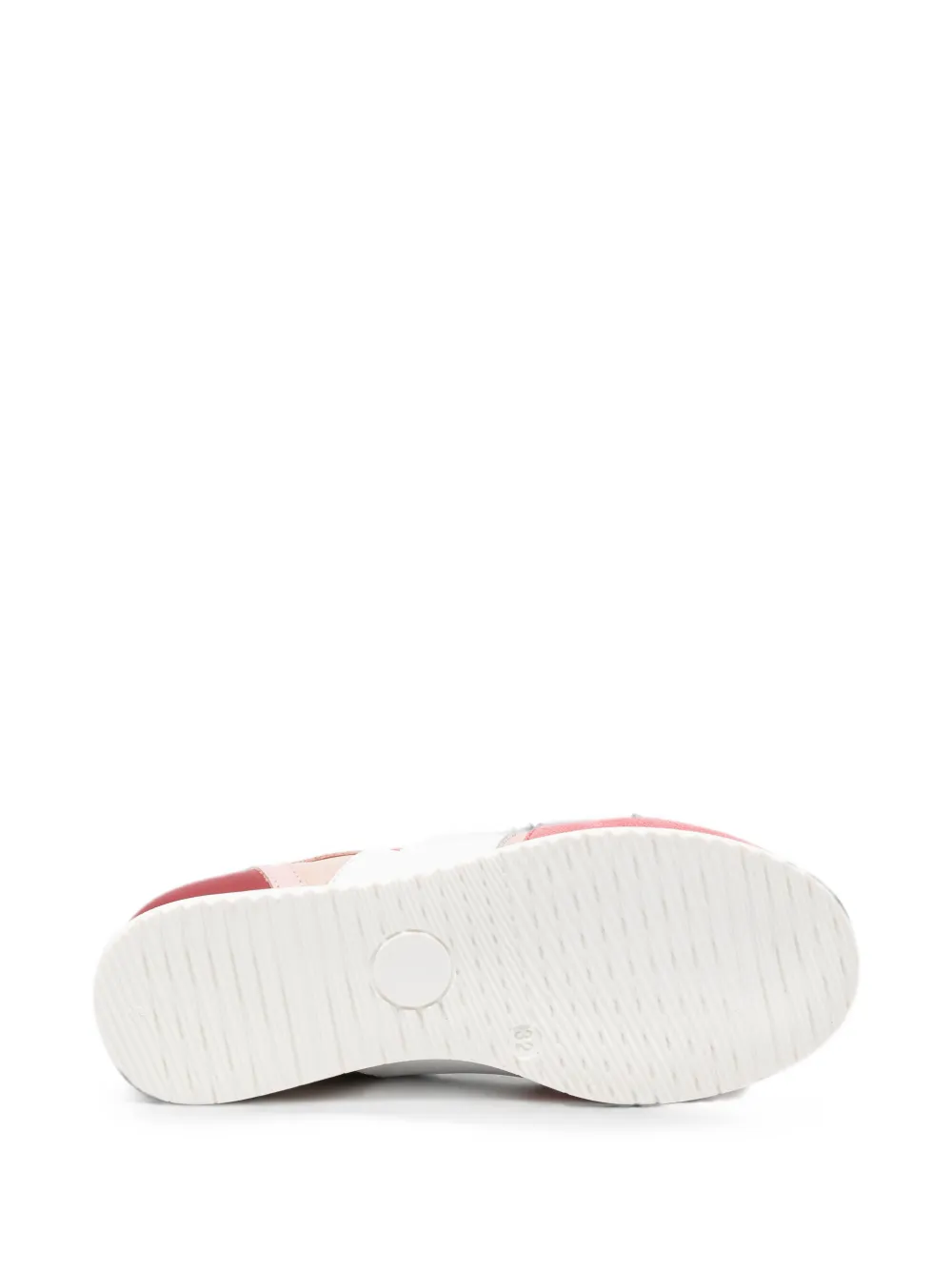 Marni Kids logo-print panelled sneakers Roze