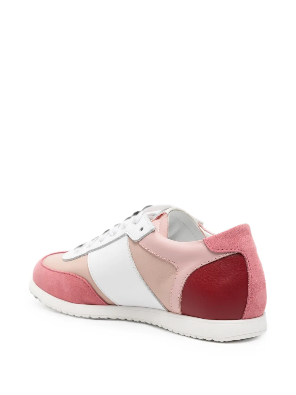 Marni Kids logo-print panelled sneakers Roze