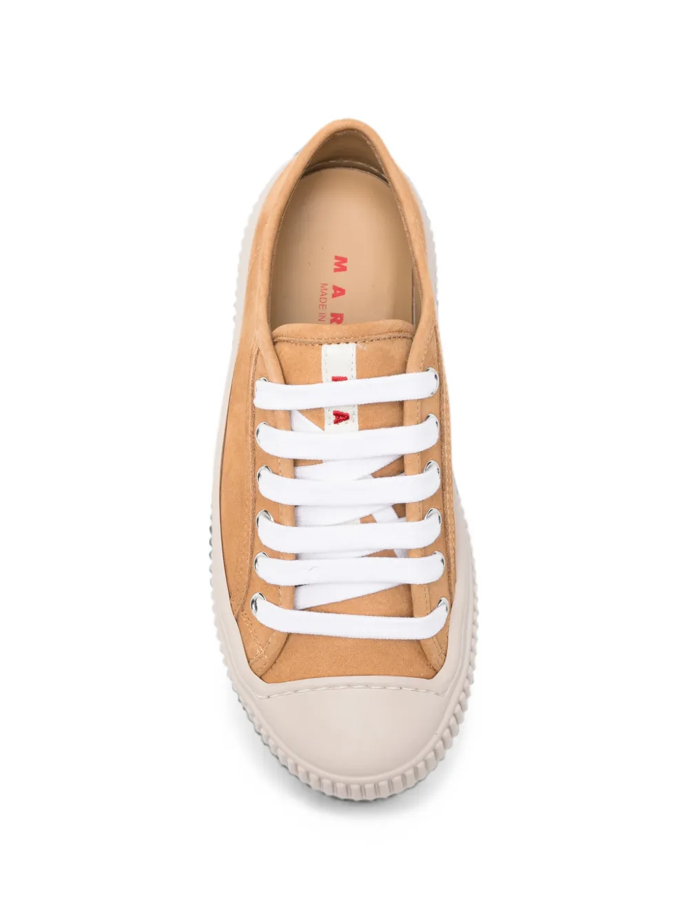 Marni Kids Pablo chunky-sole lace-up sneakers Bruin