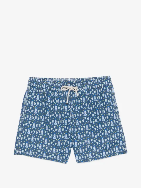 MC2 Saint Barth Lighting Micro Fantasy drink-print swim shorts