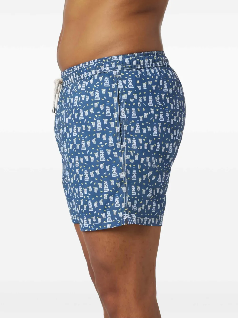 MC2 Saint Barth Zwembroek met print Blauw