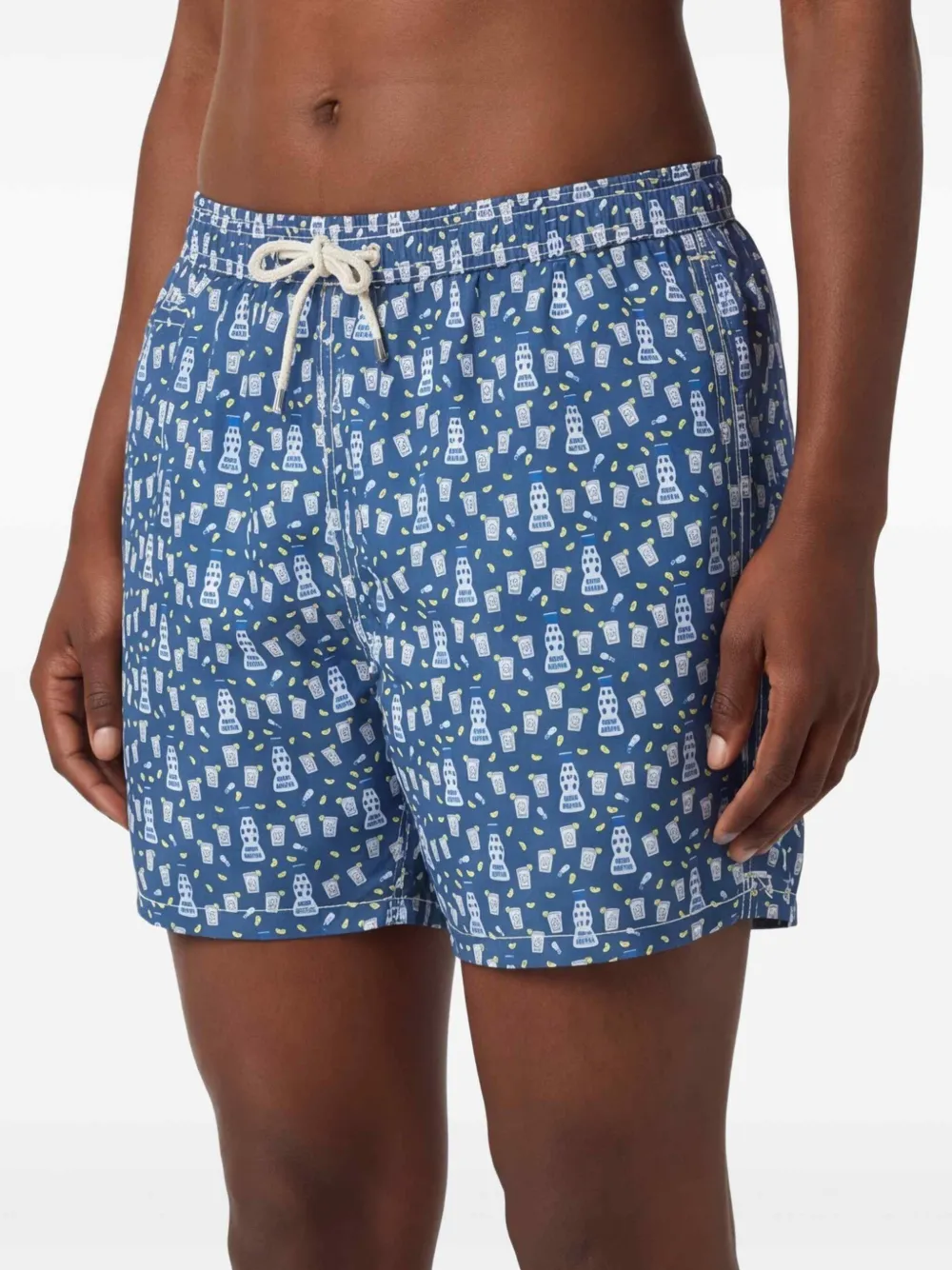 MC2 Saint Barth Zwembroek met print Blauw