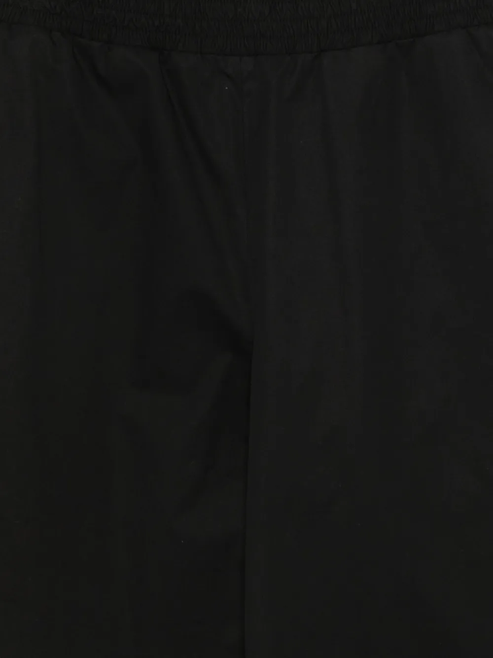 Plan C Broek met elastische tailleband Zwart