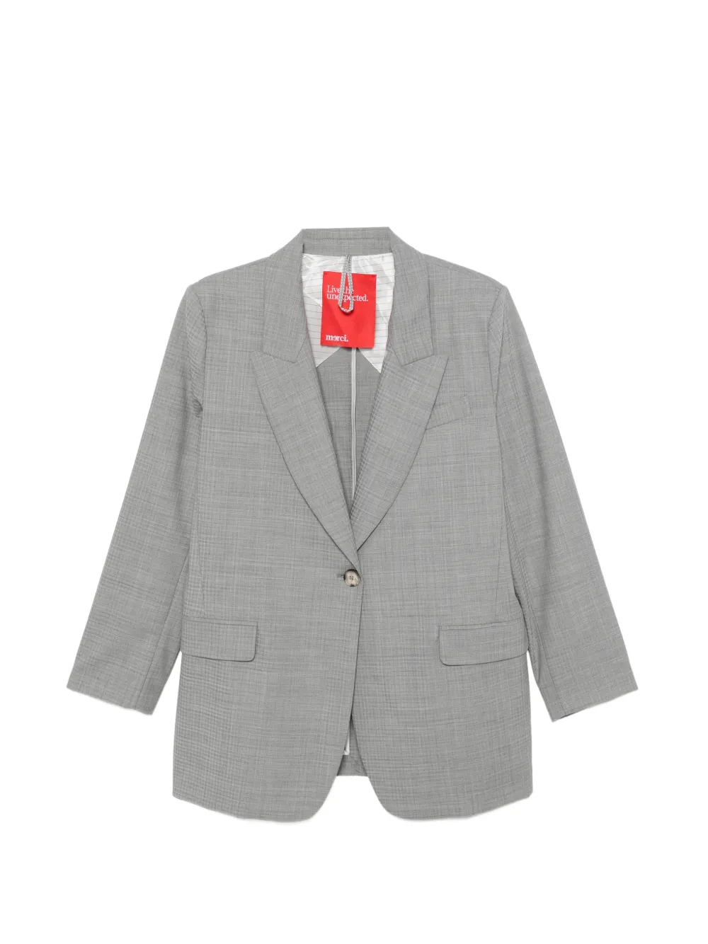 Merci single-breasted peak-lapels blazer - Grau