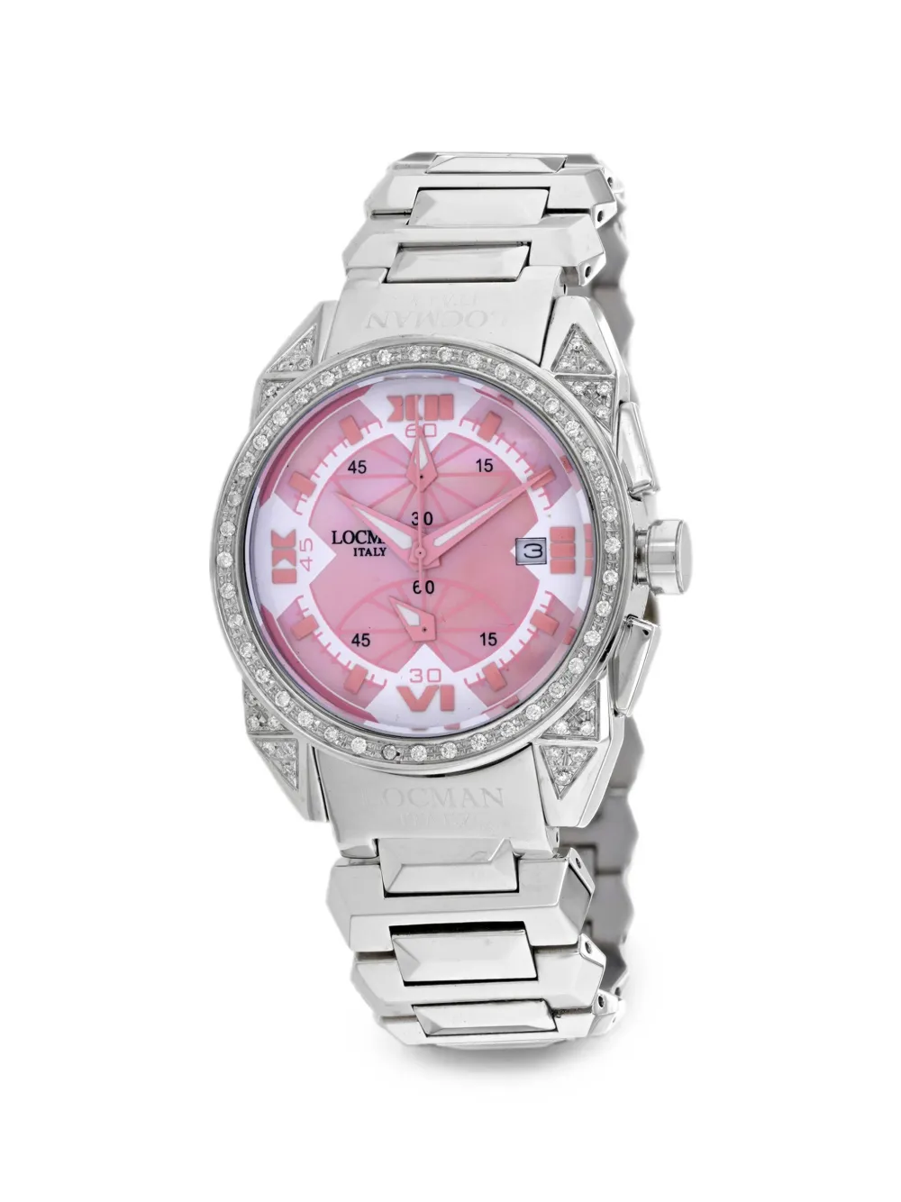 Locman Italy Cavallo Pazzo 46mm watch - Rosa