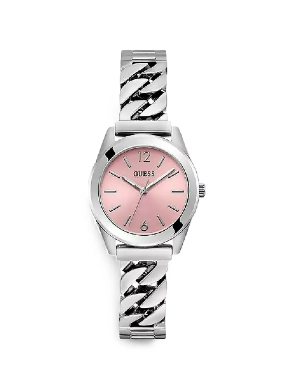 GUESS USA chain-link 32mm watch - Rosa