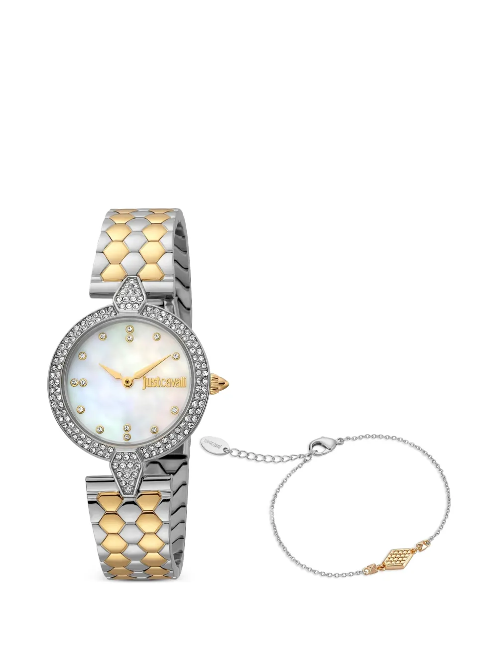 Just Cavalli Nobile Glam 30mm watch - Bianco