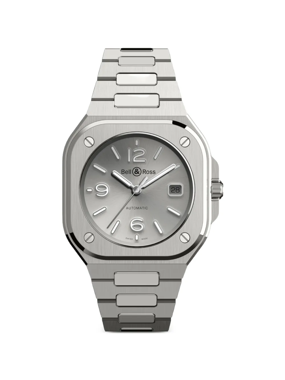 Bell & Ross BR-05 40mm automatic watch - Argento
