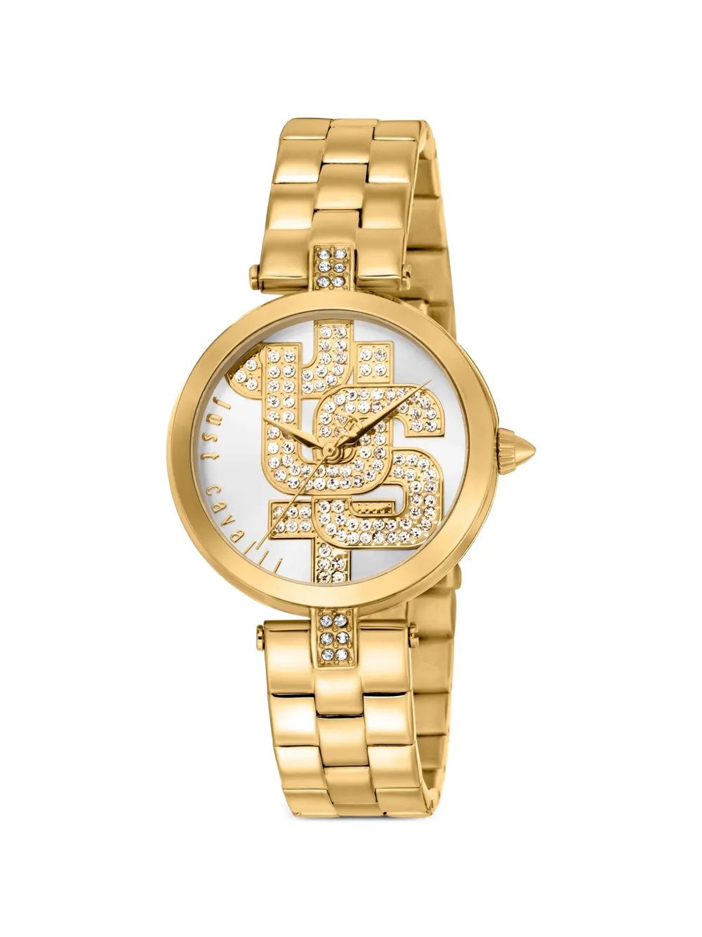 Just Cavalli Maiuscola 32mm watch - Silber