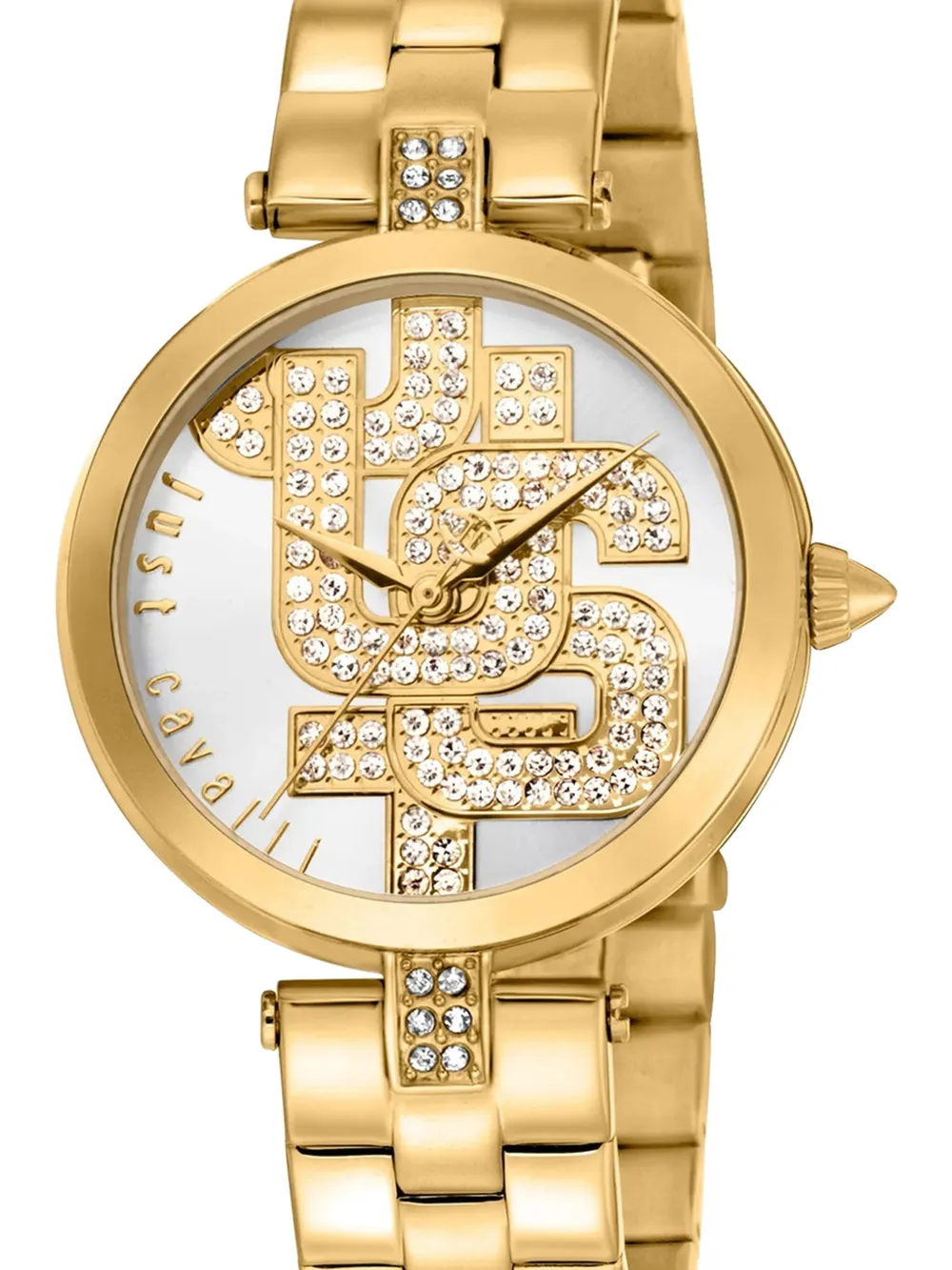  Just Cavalli Maiuscola 32mm Watch - Argent 