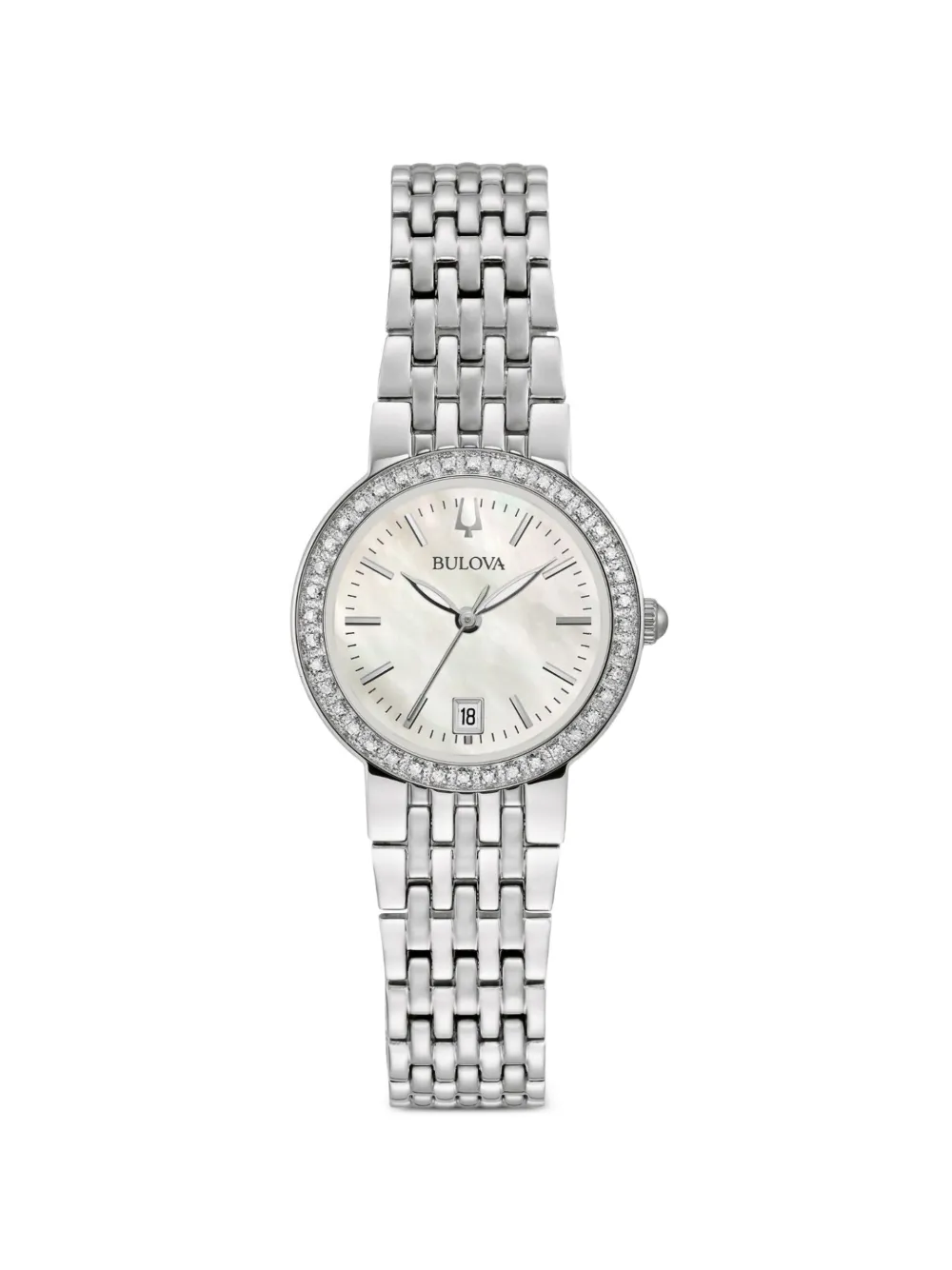 Bulova round-face 30mm watch - Bianco