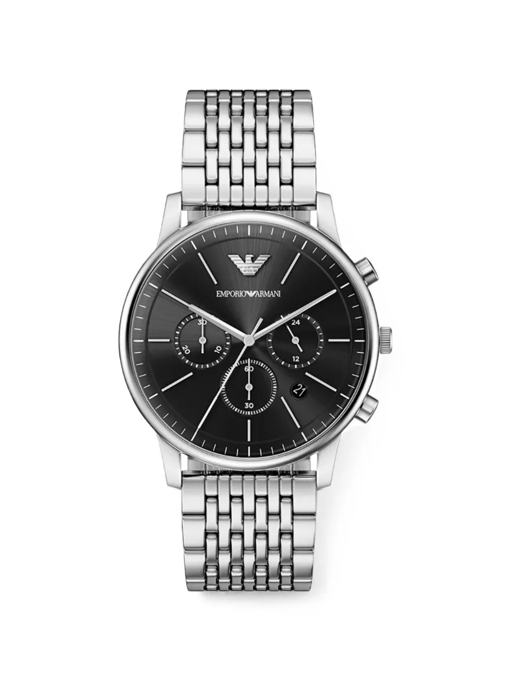 Emporio Armani chronograph 42mm watch - Nero