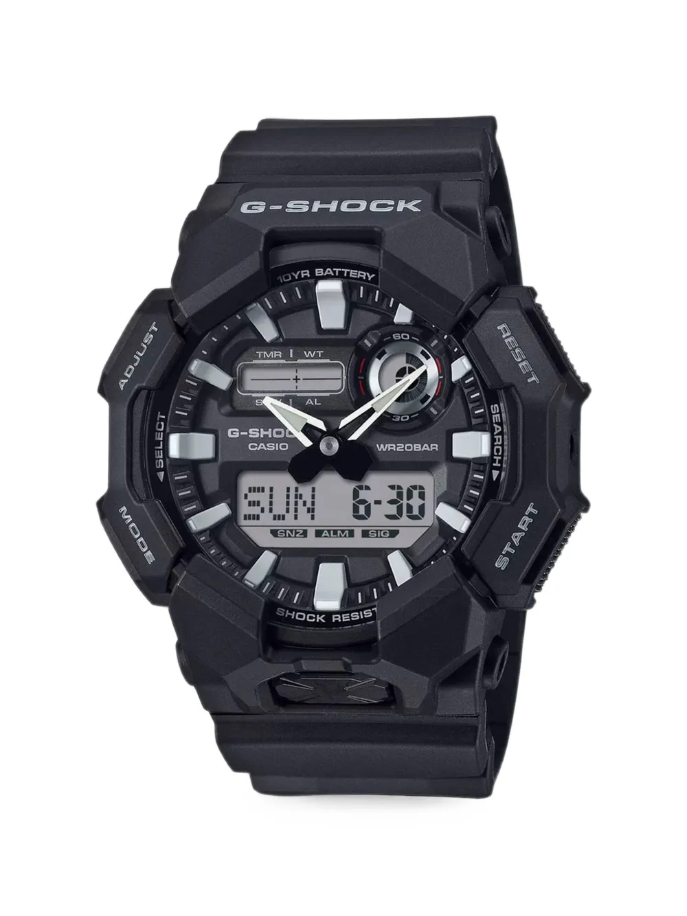 Casio G-shock Ga-010 52mm Watch In Black