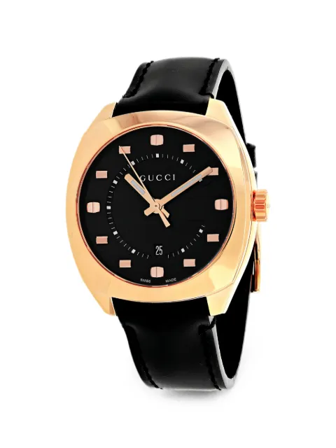 Gucci logo-detail 45mm watch