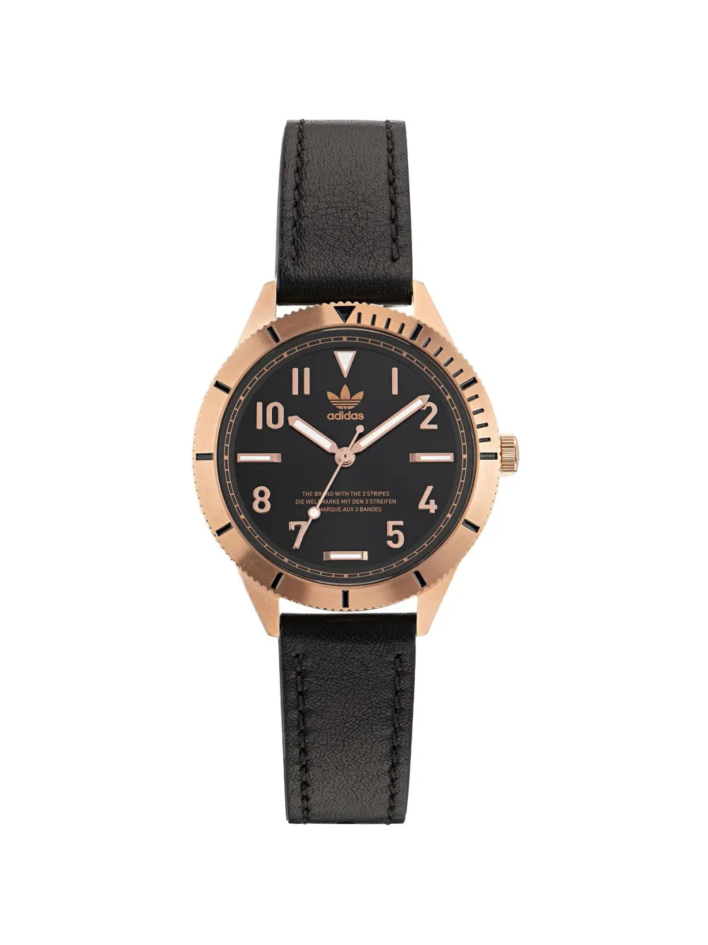 adidas logo-detail 36 mm watch - Nero