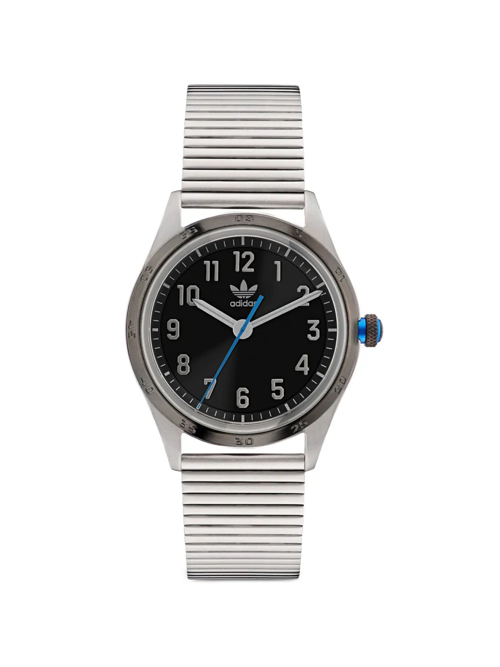 adidas logo-detail 42mm watch - Nero