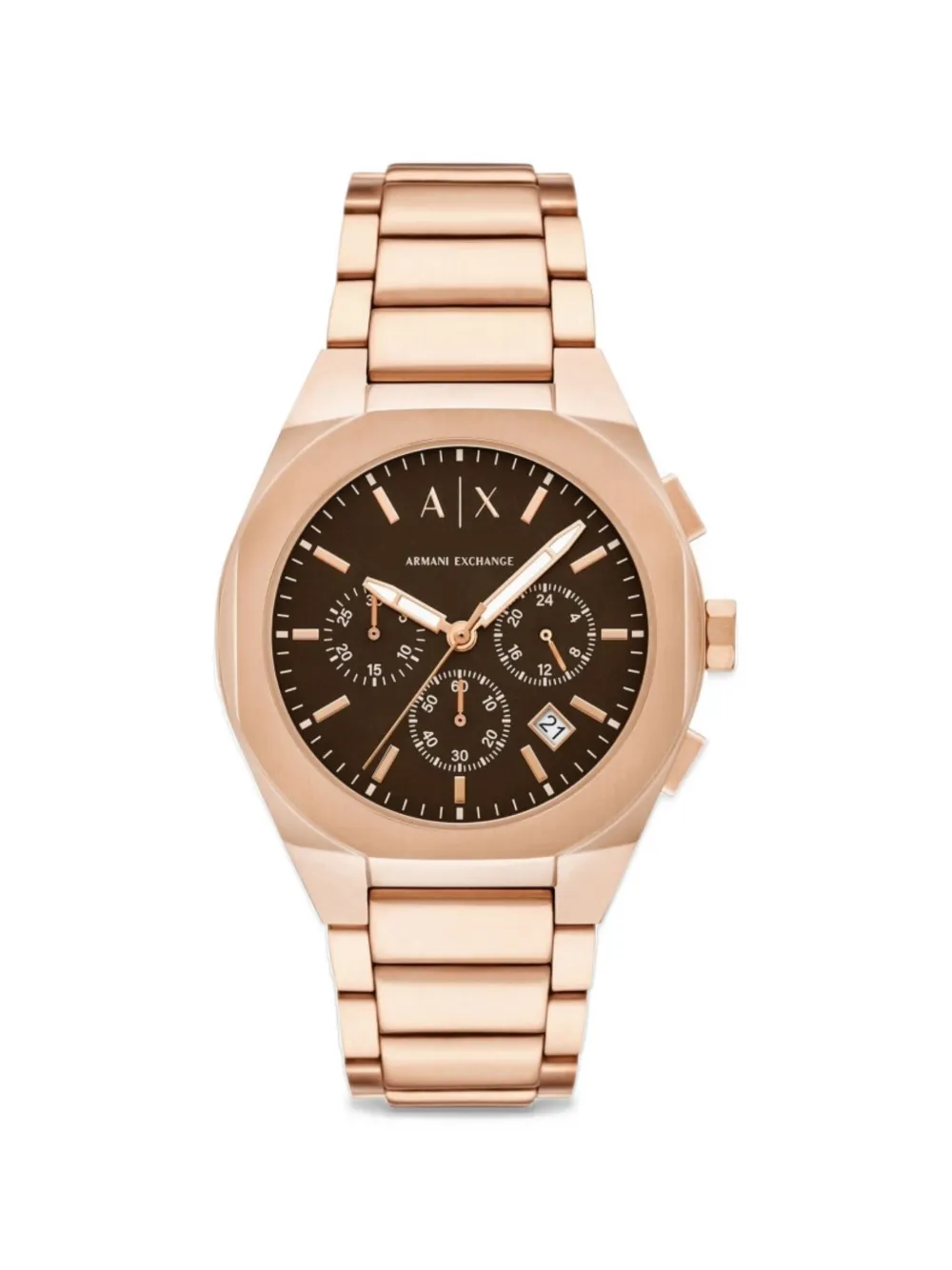Armani Exchange Sync chronograph 42mm watch - Marrone
