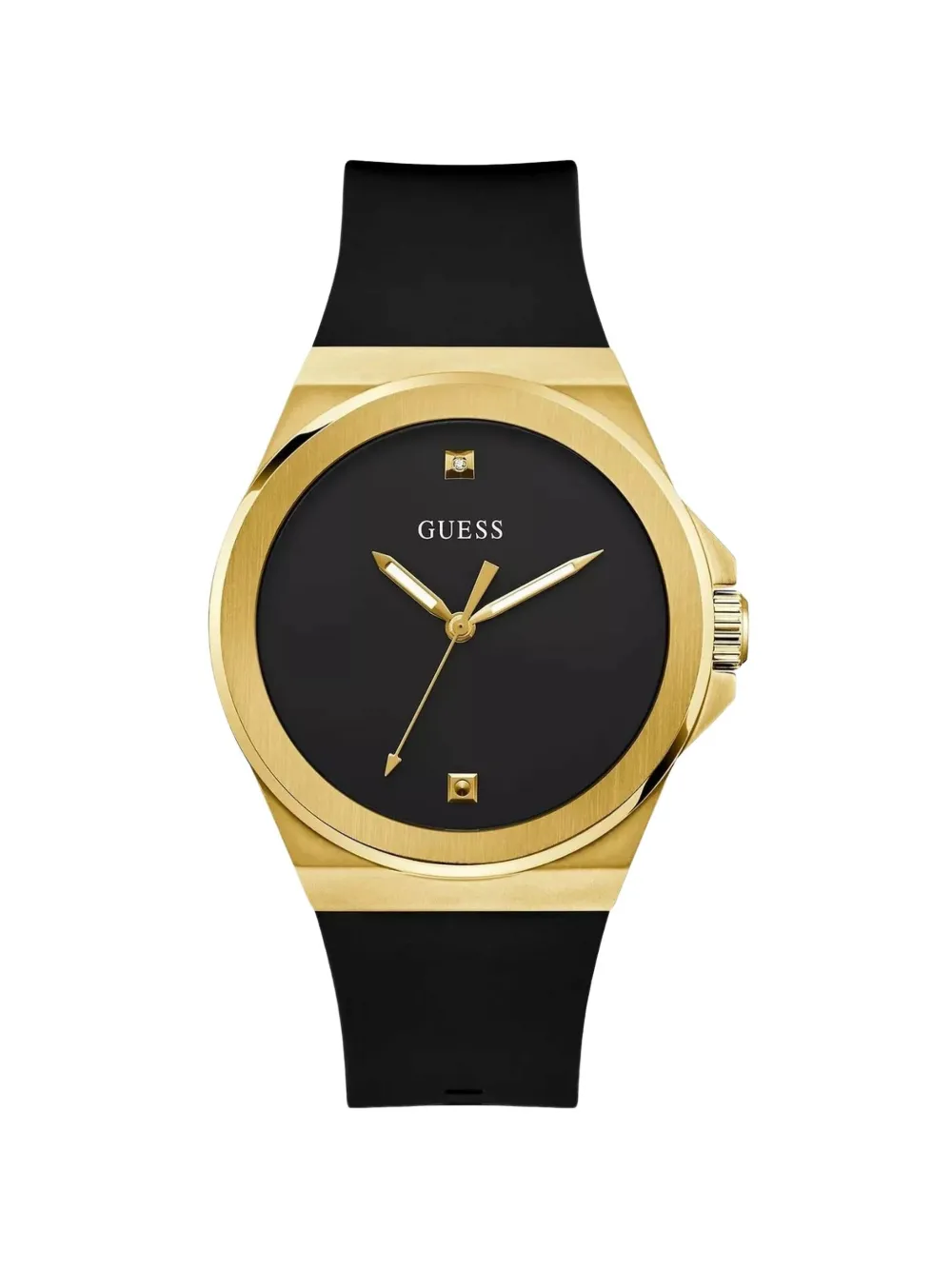 GUESS USA round-shape 44mm watch - Nero