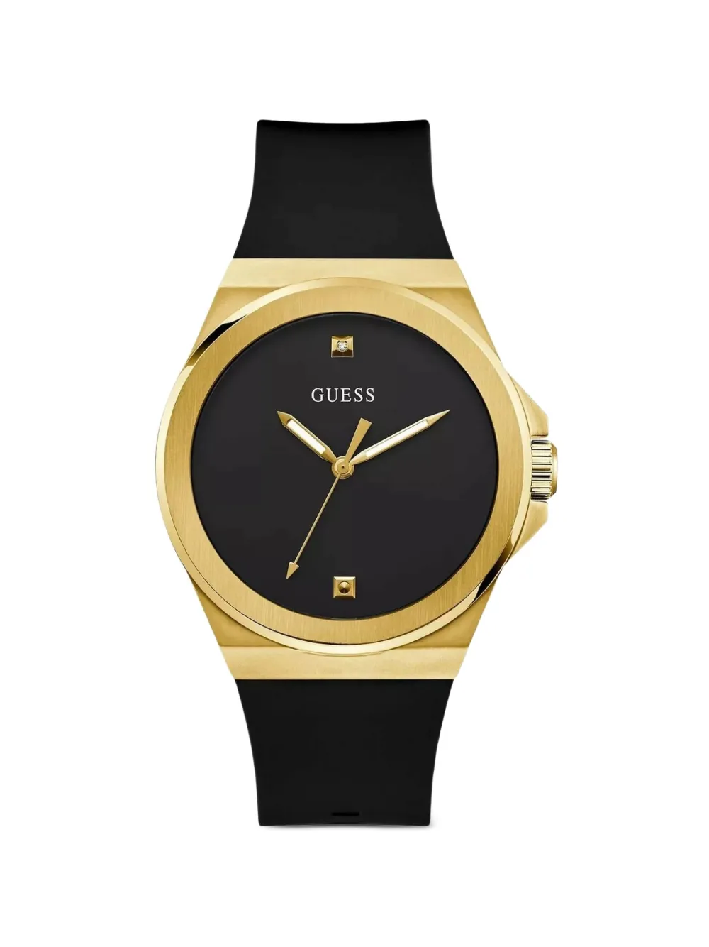 GUESS USA round-shape 44mm watch - Nero