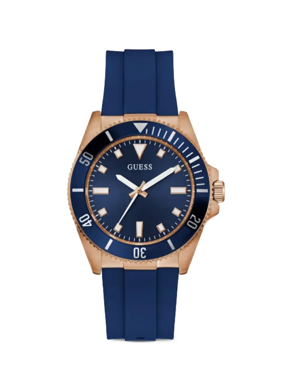 GUESS USA round-shape 41mm watch - Blu