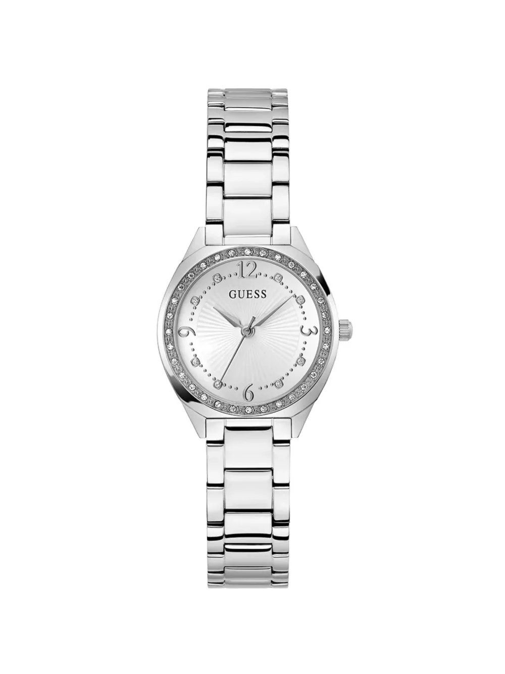 GUESS USA round-shape 30mm watch - Argento