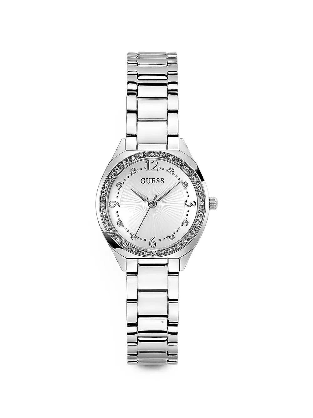 GUESS USA round-shape 30mm watch - Argento