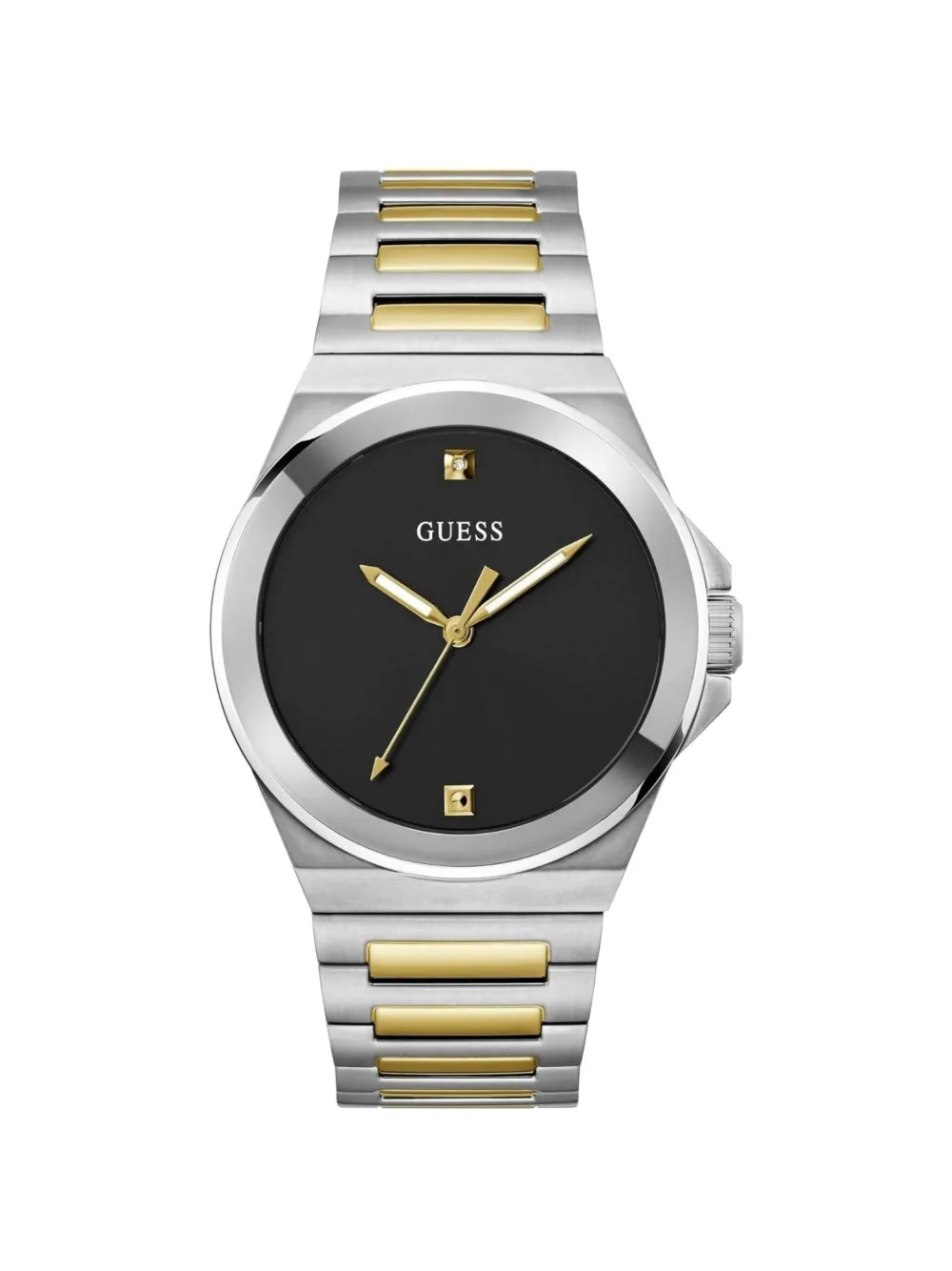 GUESS USA round-shape 44mm watch - Nero