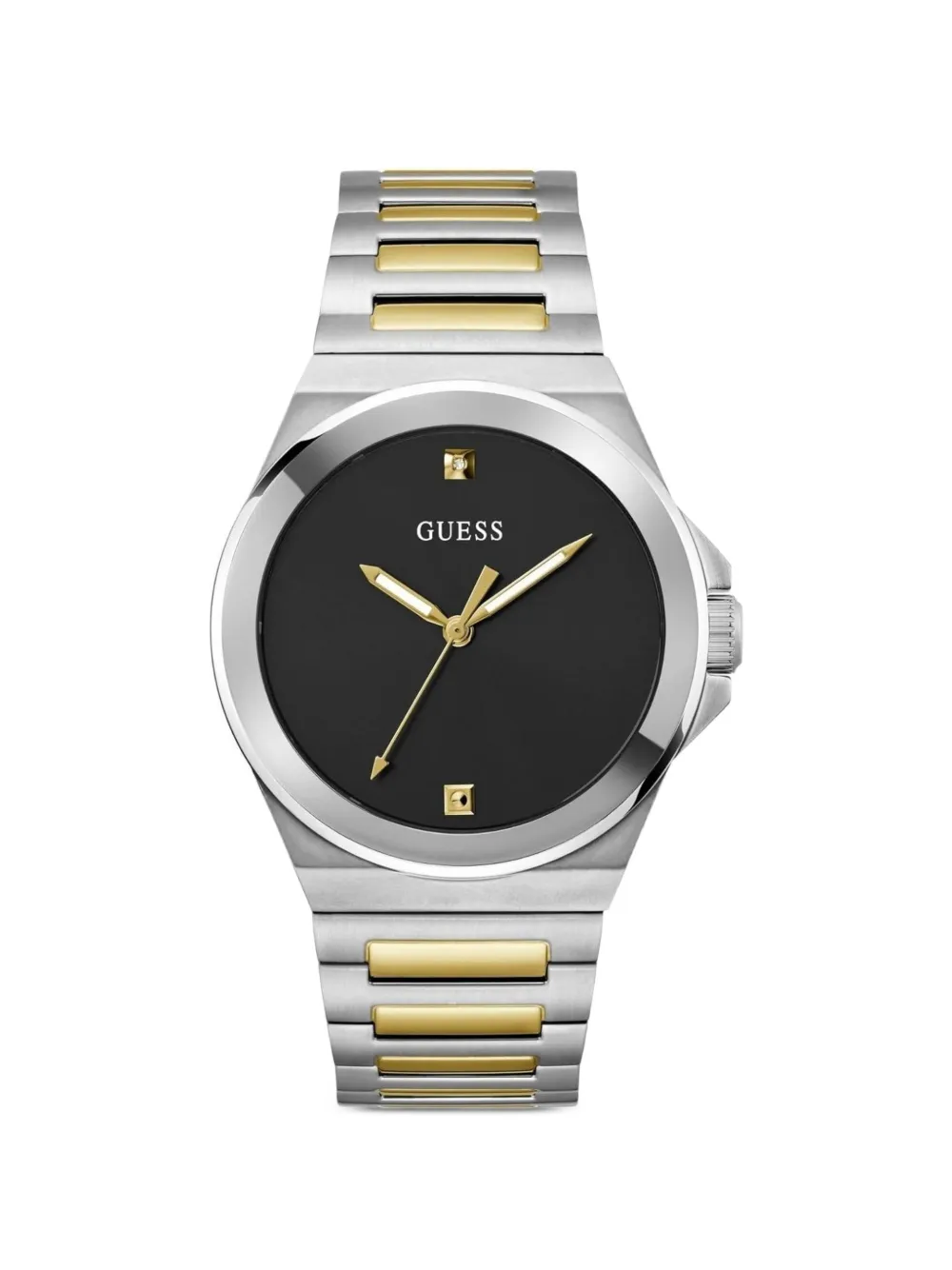 GUESS USA round-shape 44mm watch - Nero