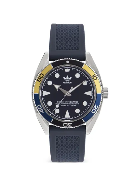 adidas logo-detail 42mm watch