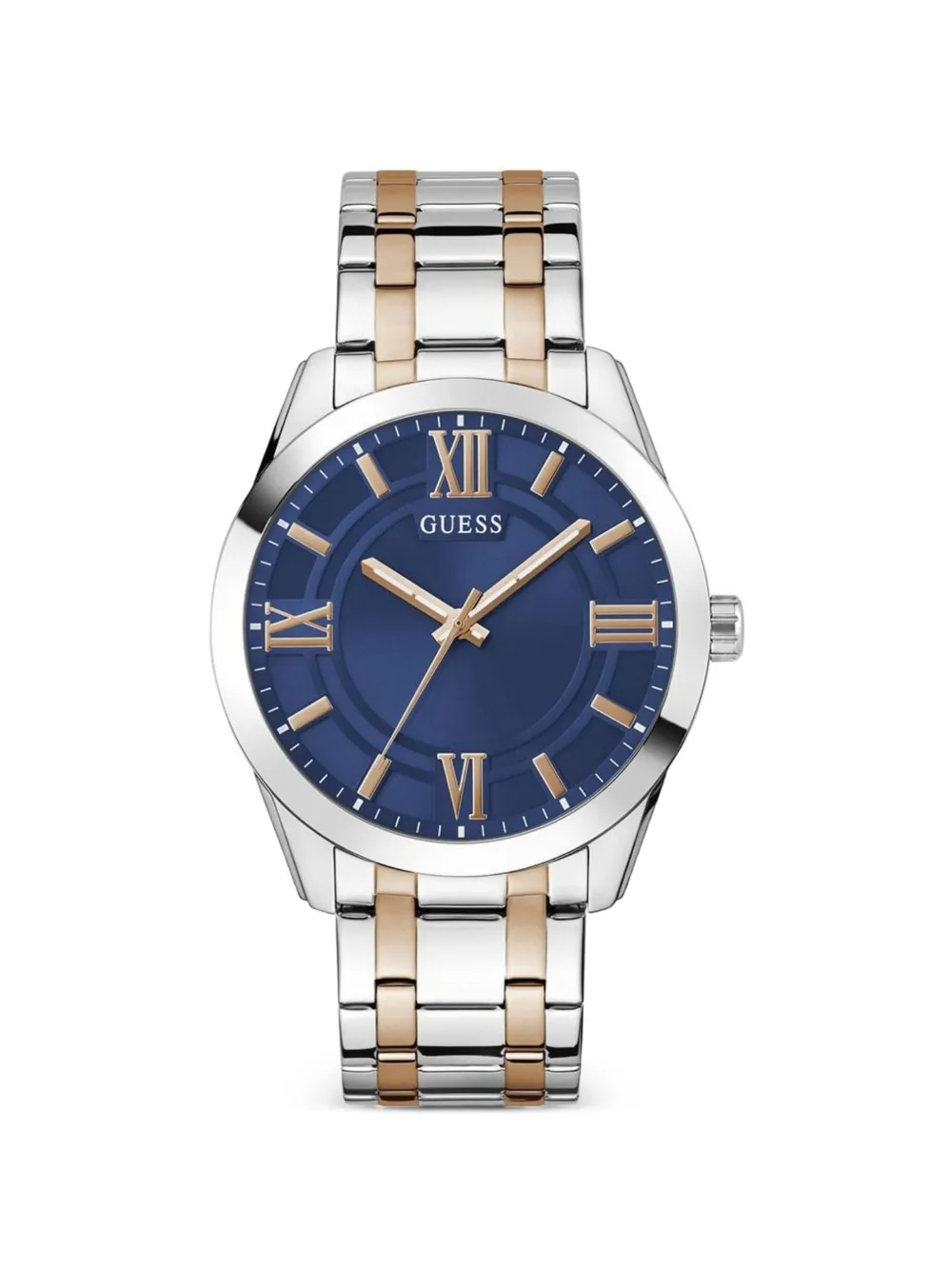 GUESS USA round-shape 44mm watch - Blu