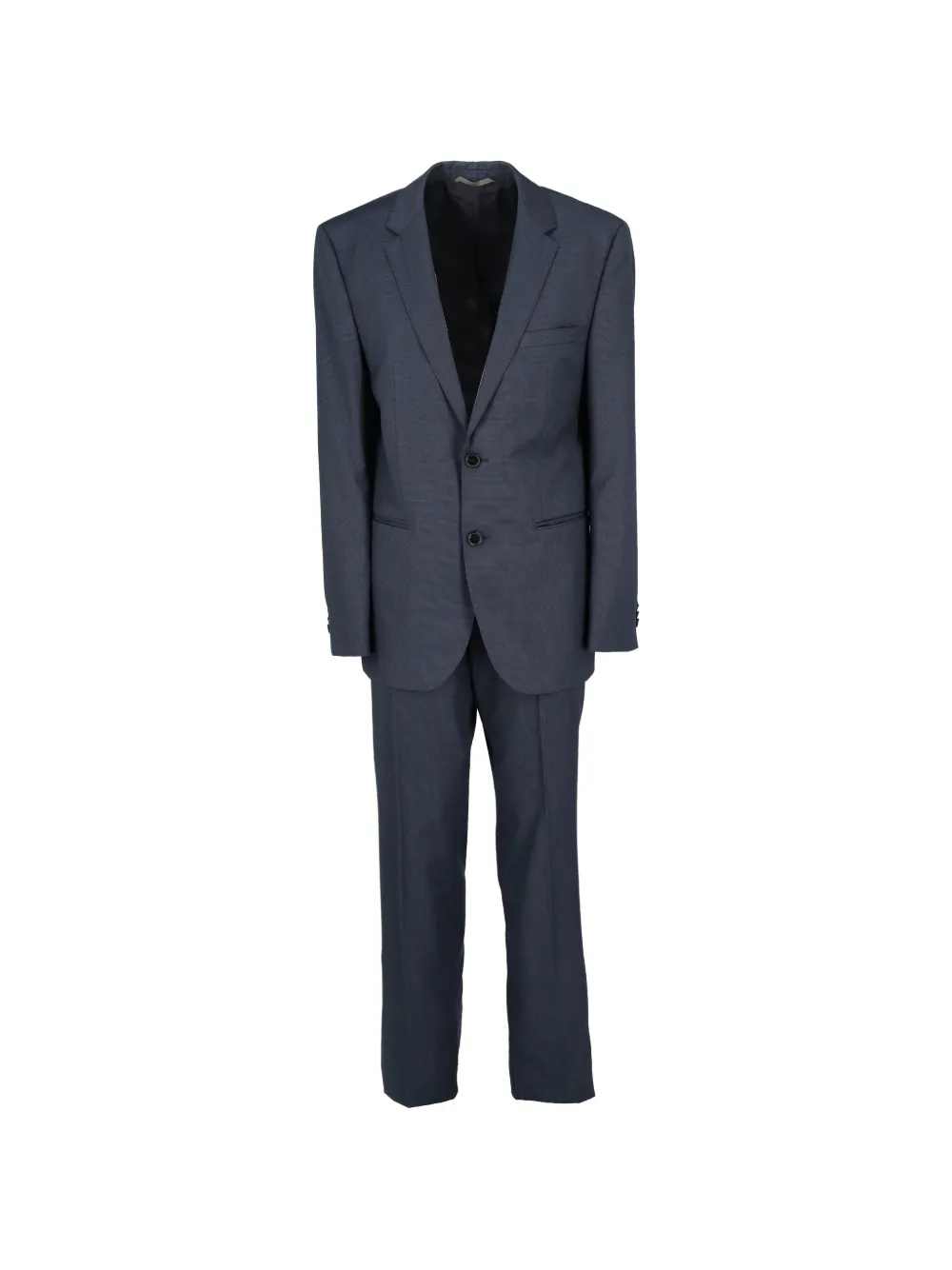 Pre-owned Hugo Boss Two-piece Wool Suit In Blue